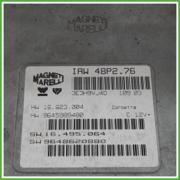 Centralina Motore Iniezione ECU MAGNETI MARELLI IAW48P2.76 PEUGEOT 206 1.1 44kw 9645989480 1998 2009