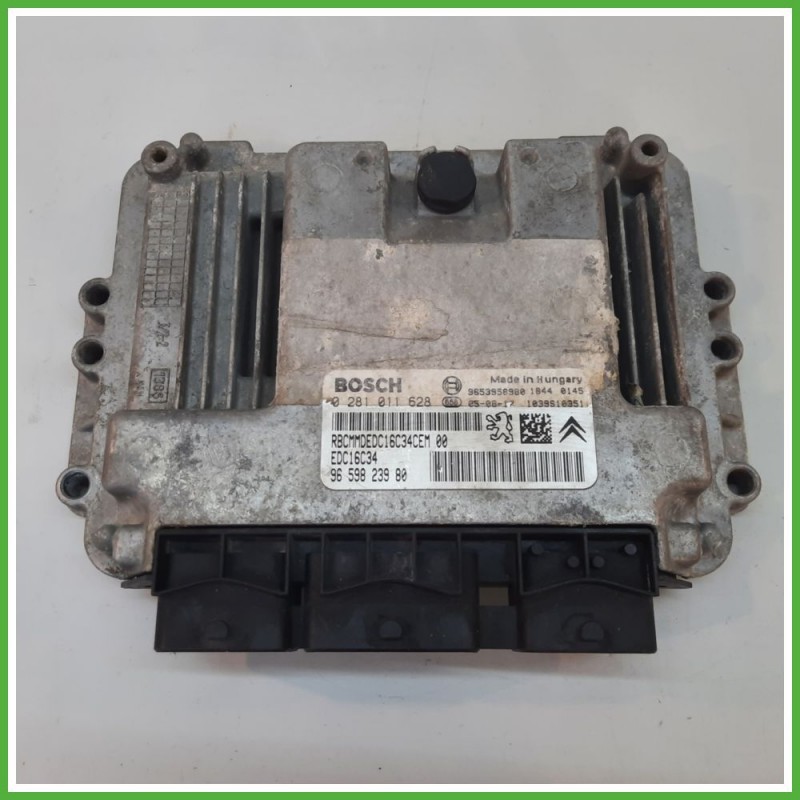 Centralina Motore Iniezione ECU BOSCH 0281011628 PEUGEOT 206 16V 80kw 9659823980 1998 2009