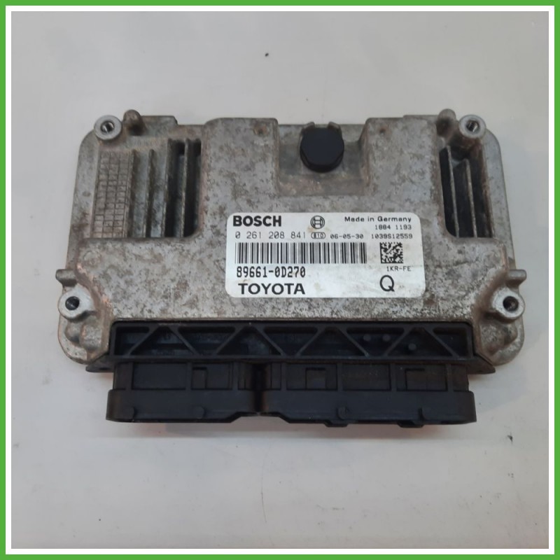 Centralina Motore Iniezione ECU BOSCH 0261208841 TOYOTA YARIS 1.0 12V 51kw 896610D270 2005 2012