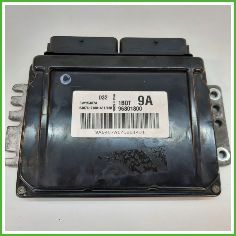 Centralina Motore Iniezione ECU CONTINENTAL 5WY5407A CHEVROLET (DAEWOO) MATIZ M200 38kw 96801800 2005 2010