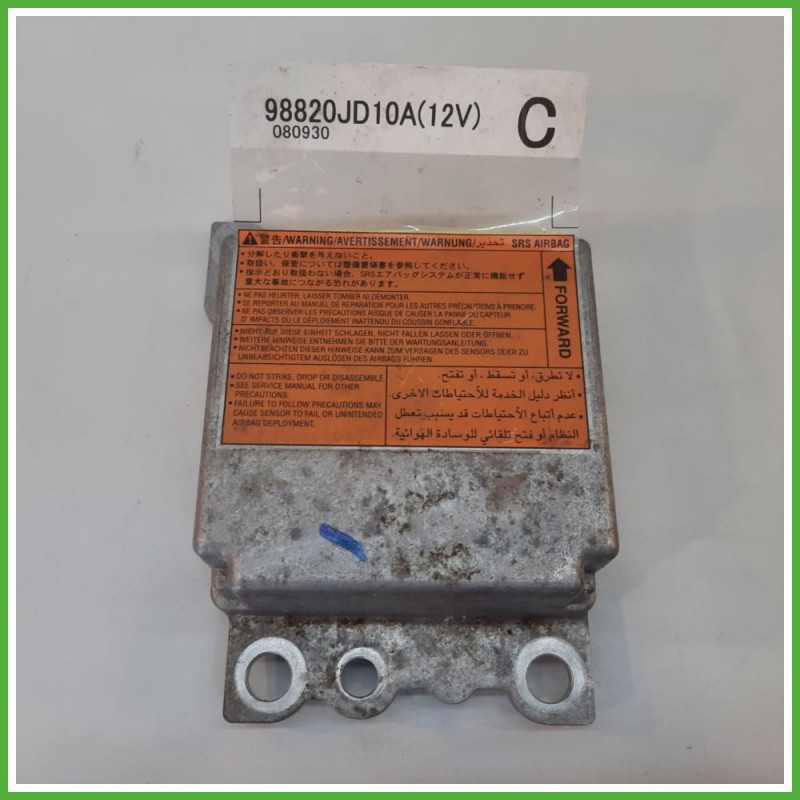 Centralina Airbag NISSAN QASHQAI J10E/JJ10E 1.6 16V 98820JD10A 2007 2010