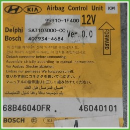 Centralina Airbag BOSCH 407934-4684 KIA SPORTAGE 2a Serie 2.0 16V 959101F400 2004 2008