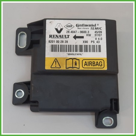 Centralina Airbag CONTINENTAL 28.4047-9600.3 DACIA SANDERO 1.4 8201002828 2008 2013