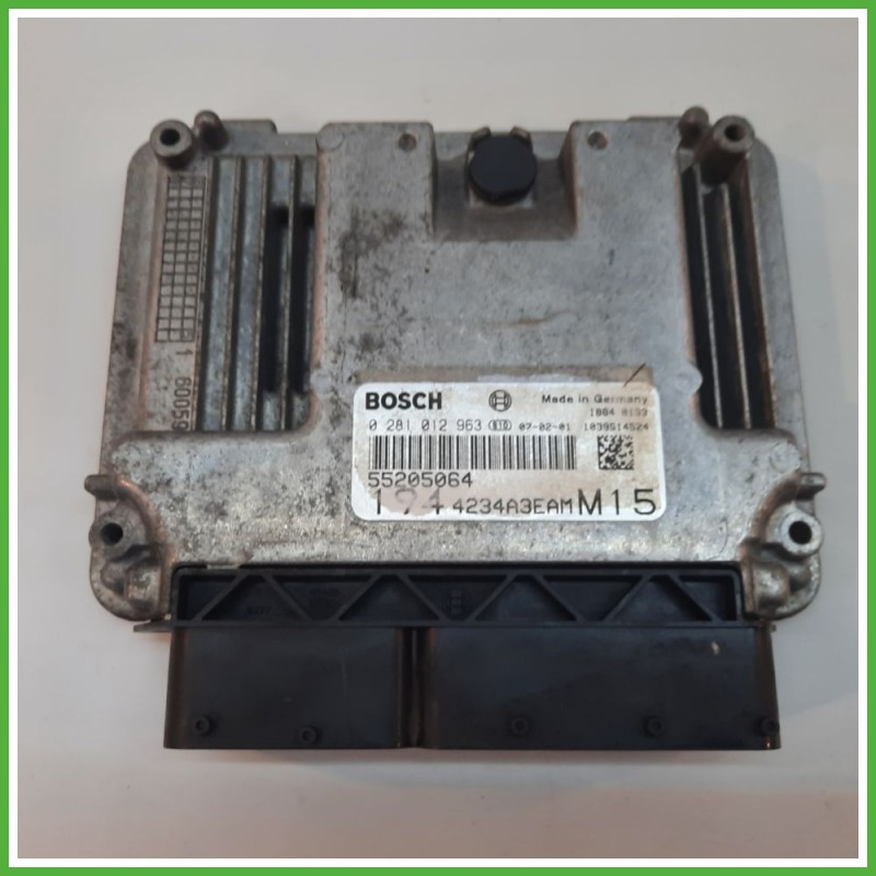 Centralina Motore Iniezione ECU BOSCH 0281012963 FIAT CROMA 2T 1.9 16V MJT 110kw 51812902 2005 2007