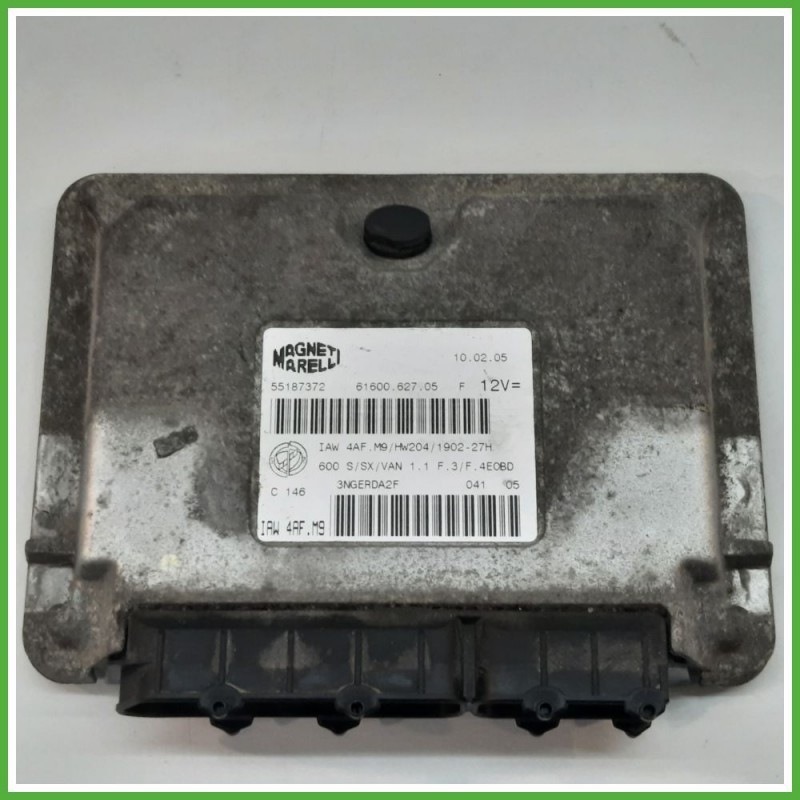 Centralina Motore Iniezione ECU MAGNETI MARELLI IAW4AF.M9 FIAT SEICENTO 1E 1.1 40kw 55187372 1998 2005