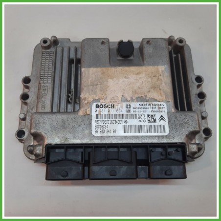 Centralina Motore Iniezione ECU BOSCH 0281011634 PEUGEOT 307 1.6 16V 80kw 9660324180 2005 2008