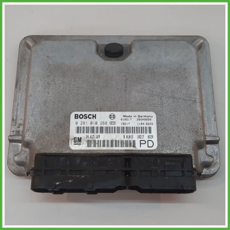 Centralina Motore Iniezione ECU BOSCH 0281010268 OPEL ZAFIRA T98 2.0 16V 74kw 24417169 1999 2005