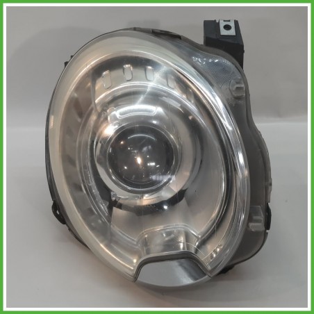 Faro Fanale Proiettore Anteriore Sinistro SX DEPO 08-661-1166LX FIAT 500 3P 51787492 Usato