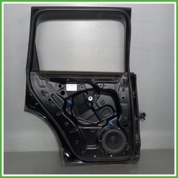 Porta Portiera Sportello Posteriore Sinistra SX NERO PORSCHE CAYENNE SUV 2002 2007 Originale Usato