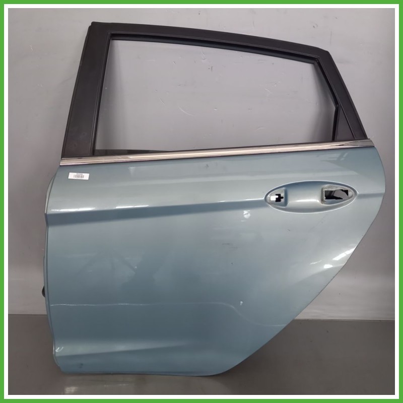 Porta Portiera Sportello Posteriore Sinistra SX AZZURRO FORD FIESTA CB1 Berlina 2008 2013 Originale Usato
