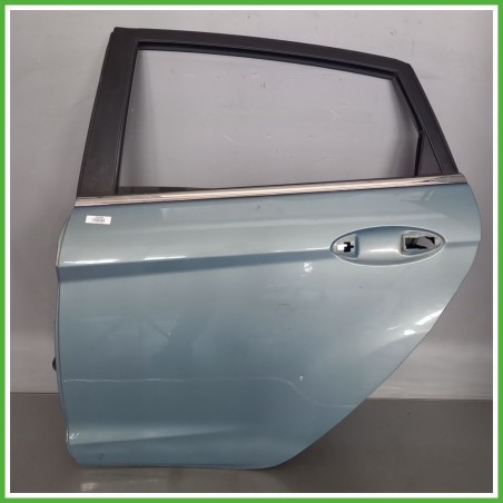 Porta Portiera Sportello Posteriore Sinistra SX AZZURRO FORD FIESTA CB1 Berlina 2008 2013 Originale Usato