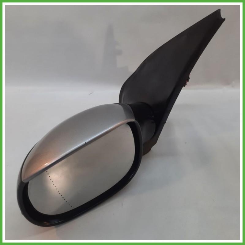 Specchio Specchietto Retrovisore Sinistro SX GRIGIO PEUGEOT 206 1998 2009 MAGNETI MARELLI 018015 Originale Usato
