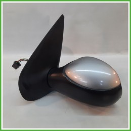 Specchio Specchietto Retrovisore Sinistro SX GRIGIO PEUGEOT 206 1998 2009 MAGNETI MARELLI 018015 Originale Usato