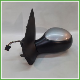 Specchio Specchietto Retrovisore Sinistro SX GRIGIO PEUGEOT 206 1998 2009 MAGNETI MARELLI 018015 Originale Usato