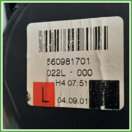 Cintura di Sicurezza Posteriore Sinistro SX (Lato Guida) PORSCHE CAYENNE 95580305111HCP 2002 2007 AUTOLIV 560981701