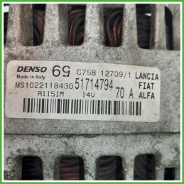 Alternatore DENSO MS1022118460 LANCIA YPSILON TI 51714794