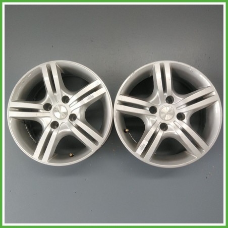 Cerchio Singolo in Lega PEUGEOT 307 (dal 04/2001 al 12/2006) 15 pollici 15" 6.5J 4x108 ET 25 originale usato al pz