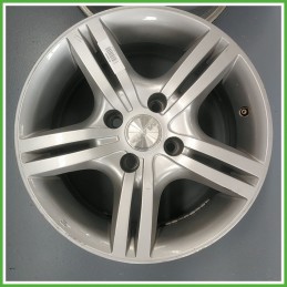 Cerchio Singolo in Lega PEUGEOT 307 (dal 04/2001 al 12/2006) 15 pollici 15" 6.5J 4x108 ET 25 originale usato al pz