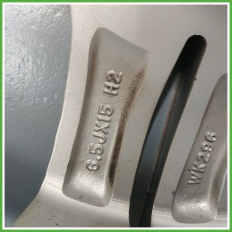 Cerchio Singolo in Lega PEUGEOT 307 (dal 04/2001 al 12/2006) 15 pollici 15" 6.5J 4x108 ET 25 originale usato al pz