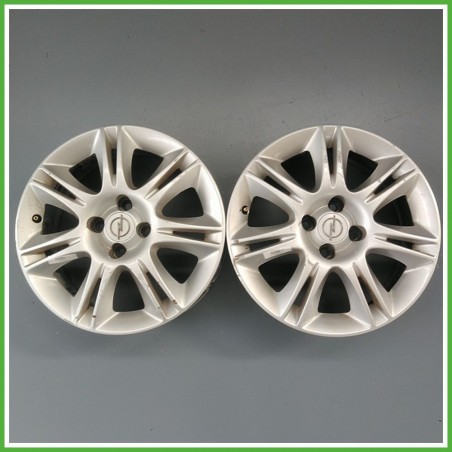 Cerchio Singolo in Lega OPEL CORSA (S07) (dal 07/2006 al 02/2011) 15 pollici 15" 6.0J 4x100 ET 40 originale usato al pz