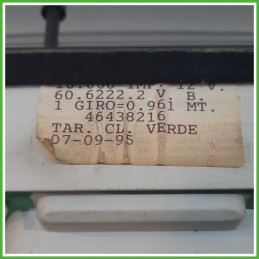 Quadro strumenti contachilometri tachimetro VEGLIA BORLETTI 60.6222.02 FIAT PUNTO 1a Serie 46438216