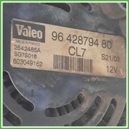 Alternatore VALEO SG7S016 CITROEN C3 1a Serie 9801895380