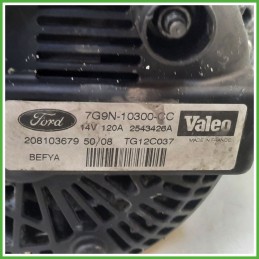 Alternatore VALEO TG12C037 FORD FIESTA CB1 7G9N10300CC