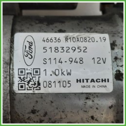 Motorino Avviamento HITACHI S114.948 FORD KA CCU 51832952