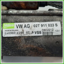 Motorino Avviamento VALEO D6GS12 SKODA FABIA 54 02T911023S