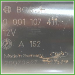 Motorino Avviamento BOSCH 0001107411 ALFA ROMEO 147 W8 51832959