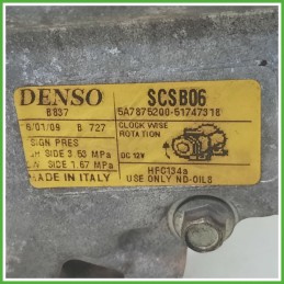 Compressore Clima AC Aria Condizionata DENSO SCSB06 FORD KA CCU 51747318