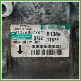 Compressore Clima AC Aria Condizionata SANDEN SD7V16 ALFA ROMEO 147 W8 606536520