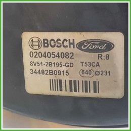 Servofreno Pompa Freni Depressore BOSCH 0204054082 FORD FIESTA CB1 1.2 16V 8V512B195GD