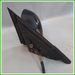 Specchio Specchietto Retrovisore Sinistro SX NERO SEAT IBIZA 6L 2001 2009 FICOSA FICOMIRRORS 014142 Originale Usato