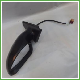 Specchio Specchietto Retrovisore Sinistro SX NERO SEAT IBIZA 6L 2001 2009 FICOSA FICOMIRRORS 014142 Originale Usato