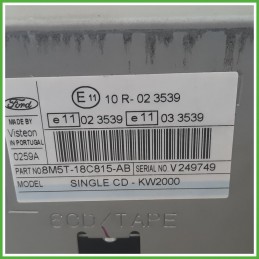 Autoradio FORD FOCUS CB4 1.6 1818662 2008 2011 VISTEON VPP266501