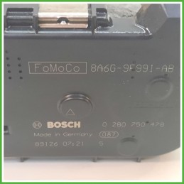 Corpo Farfallato Valvola Farfalla BOSCH 028075478 FORD FIESTA CB1 1.2 16V 8A6G9G991AB 2008 2013