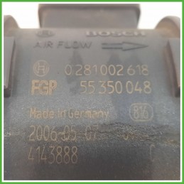 Debimetro Misuratore Massa Aria BOSCH 0281002618 FIAT SEDICI 3B 1.9 MJT 55350048 2006 2011