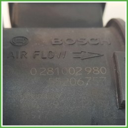 Debimetro Misuratore Massa Aria BOSCH 0281002980 LANCIA YPSILON TI 1.3 MJT 55206757 2008 2013