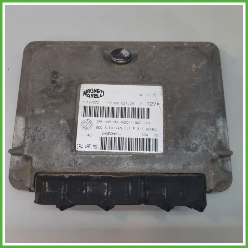 Centralina Motore Iniezione ECU MAGNETI MARELLI IAW4AF.M9 FIAT SEICENTO 1E 1.1 40kw 55187372 1998 2005