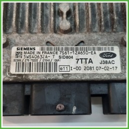 Centralina Motore Iniezione ECU SIEMENS 5WS40632A-T FORD FIESTA CBK 1.4 50kw 1320617 2005 2008