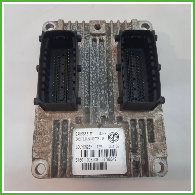 Centralina Motore Iniezione ECU MAGNETI MARELLI IAW5SF3.M1 FIAT GRANDE PUNTO 2Y 1.2 48kw 51798649 2005 2008