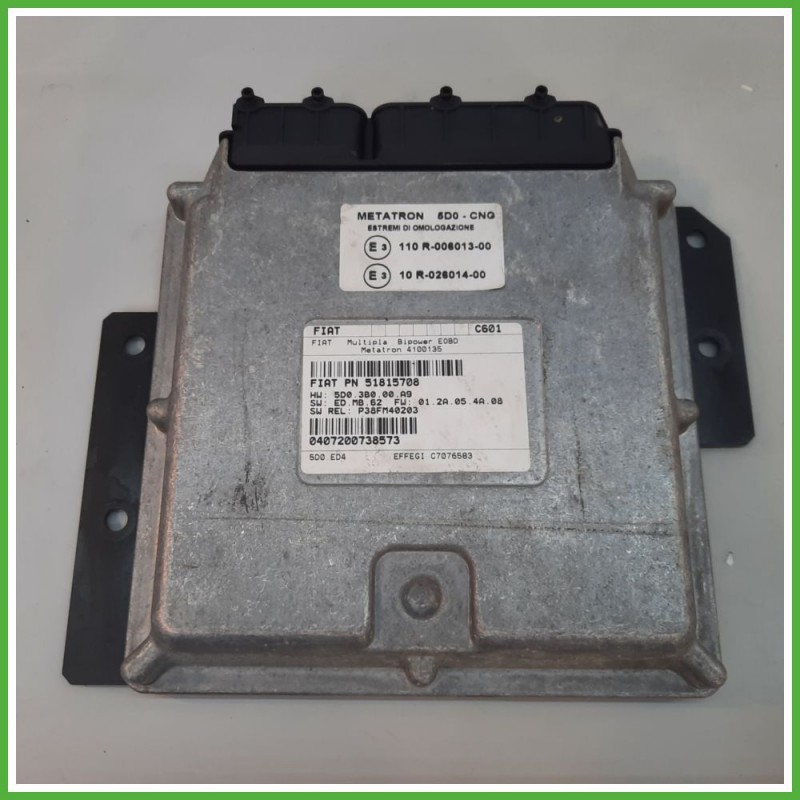 Centralina Motore Iniezione GAS METATRON 4100135 FIAT MULTIPLA 1F 1.6 16V 76kw 51815708 2004 2012