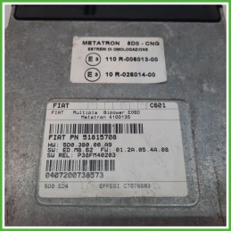Centralina Motore Iniezione GAS METATRON 4100135 FIAT MULTIPLA 1F 1.6 16V 76kw 51815708 2004 2012