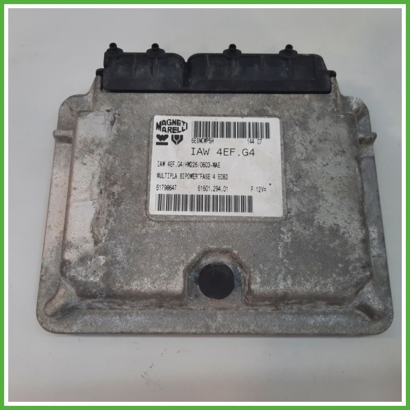 Centralina Motore Iniezione ECU MAGNETI MARELLI IAW4EF.G4 FIAT MULTIPLA 1F 1.6 16V 76kw 51798647 2004 2012