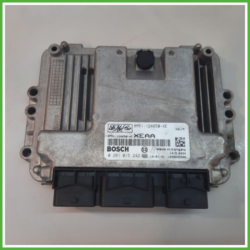 Centralina Motore Iniezione ECU BOSCH 0281015242 FORD C-MAX CB3 1.6 80kw 8M5112A650XE 2007 2011