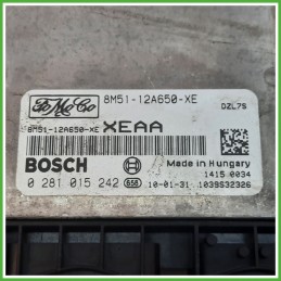 Centralina Motore Iniezione ECU BOSCH 0281015242 FORD C-MAX CB3 1.6 80kw 8M5112A650XE 2007 2011