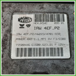 Centralina Motore Iniezione ECU MAGNETI MARELLI IAW4EF. FIAT PANDA 1a Serie 1.1 40kw 73500446 1992 2004