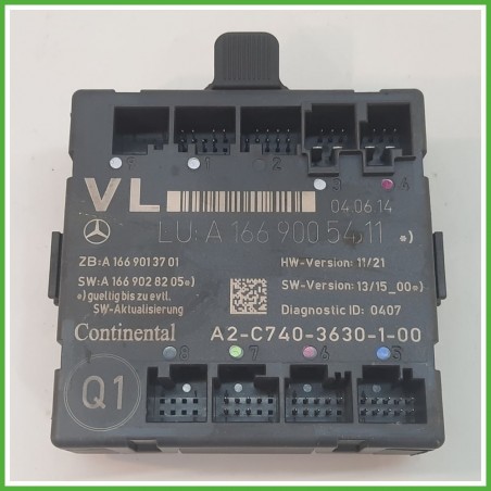 Centralina Porta CONTINENTAL A2C7403630100 MERCEDES-BENZ Classe A W176 CDI A1669005411 2012 2015