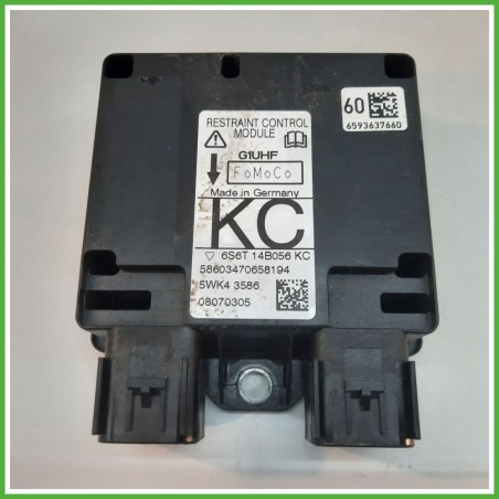 Centralina Airbag SIEMENS 5WK43586 FORD FIESTA CBK 1.4 6S6T14B056KC 2005 2008